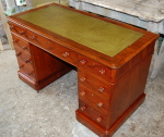 Repaired and restored pedestal  desk