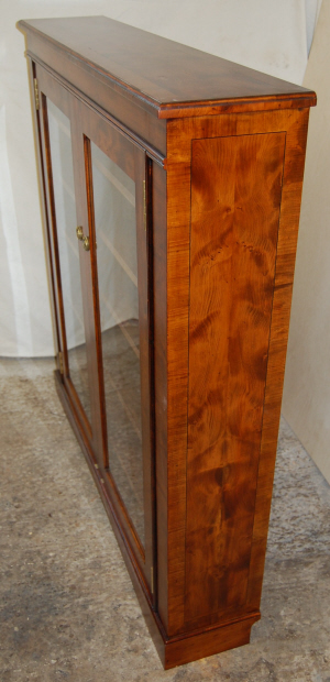 Side view of Yew DVD cabinet